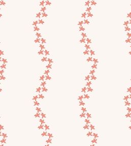 Guirlande Wallpaper by Ottoline Coral