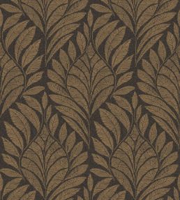 Gustav Wallpaper by Casamance Anthracite/dore