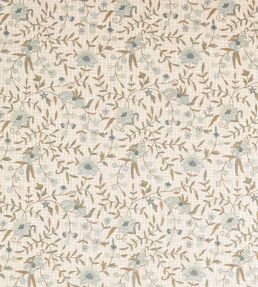 Habington Fabric by Sanderson Porcelain/Thyme