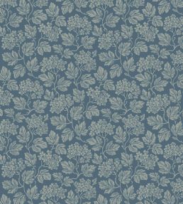Hagtorn Wallpaper by Borastapeter Blue