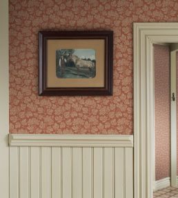 Hagtorn Wallpaper by Borastapeter Red