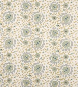 Hailsham Fabric by Colefax and Fowler Aqua