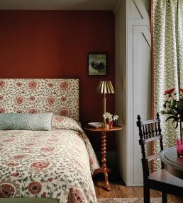 Hailsham Fabric by Colefax and Fowler Old Pink/Green