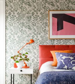 Halcyon Days Wallpaper by Langelid Von Bromssen Celadon