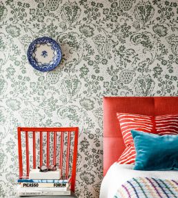 Halcyon Days Wallpaper by Langelid Von Bromssen Celadon