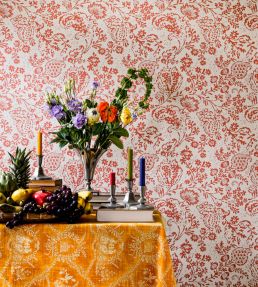 Halcyon Days Wallpaper by Langelid Von Bromssen Coral