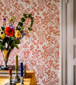 Halcyon Days Wallpaper by Langelid Von Bromssen Coral