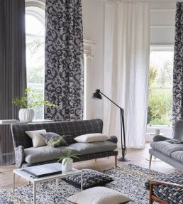 Haldon Fabric by Designers Guild Graphite