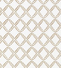 Halifax Embroidery Fabric by Anna French Beige