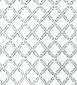 Halifax Embroidery Fabric by Anna French Blue and White