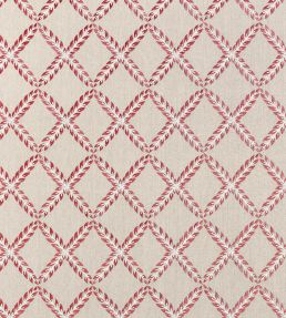 Halifax Embroidery Fabric by Anna French Red