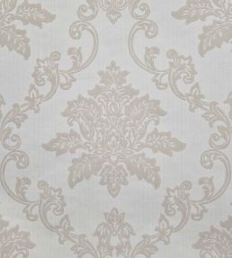 Hampton Wallpaper by 1838 Wallcoverings Ivory Cream