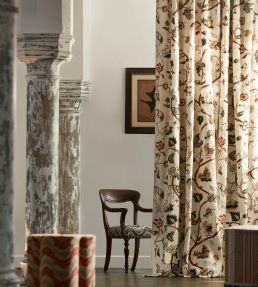 Hampton Embroidery Fabric by Zoffany Tapestry