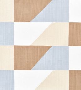 Hampton Patch Fabric by Travers Neutral
