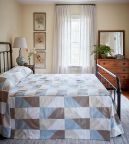 Hampton Patch Fabric by Travers Neutral