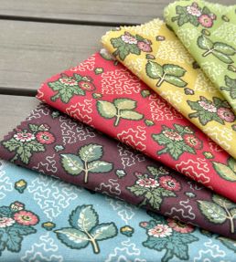Hampton Fabric by Titley and Marr Mimosa