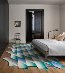 GAN Mirage rug Blue 02HK602L7URB9-200310 Blue