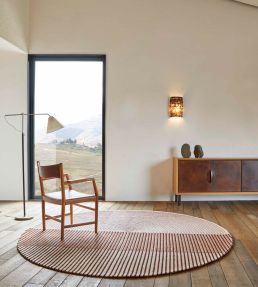 GAN Ply Round rug Pink 02HT629N3MU43-245 Pink