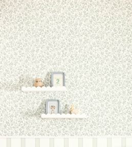 Happy Feston Wallpaper by Caselio Vert d'eau