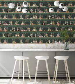 Happy Hour Wallpaper by Brand McKenzie Club Green