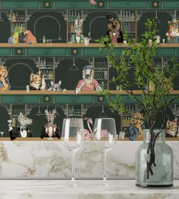 Happy Hour Wallpaper by Brand McKenzie Club Green