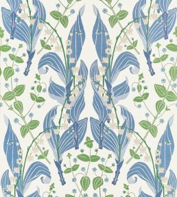 Harbor Springs Wallpaper by Thibaut Blue