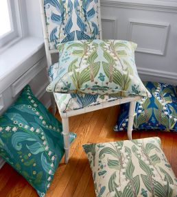 Harbor Springs Fabric by Thibaut Blue