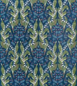 Harbor Springs Fabric by Thibaut Navy