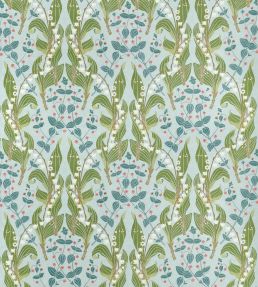 Harbor Springs Fabric by Thibaut Spa Blue