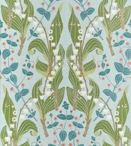 Harbor Springs Wallpaper by Thibaut Spa Blue