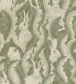 Hares In Hiding Wallpaper by Langelid Von Bromssen Aloe