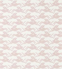 Hares Wallpaper by Scion Lilac