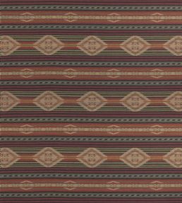 Harlech Fabric by Mulberry Home Plum/Green