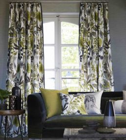 Nalina Fabric by Harlequin Zest/Cocoa/Stone