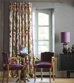 Nalina Fabric by Harlequin Loganberry/Raspberry/Apricot
