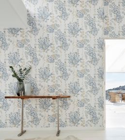 Moku Wallpaper by Harlequin Ocean/Sand