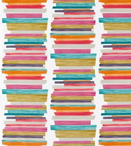 Calcine Fabric by Harlequin Teal / Fuchsia / Mandarin