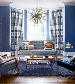 Delphis Fabric by Harlequin Charcoal/Gold