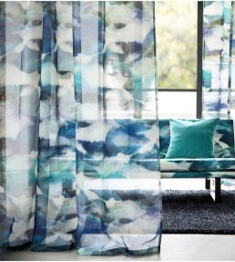Minako Fabric by Harlequin Gold / Charcoal
