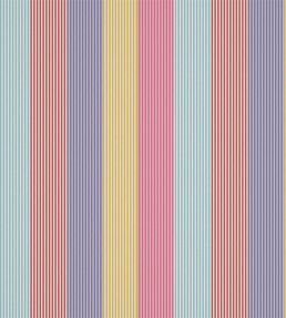 Funfair Stripe Fabric by Harlequin Grape/Cherry/Pineapple/Blossom