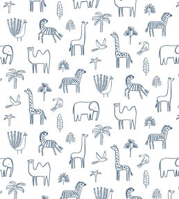 Funky Jungle Wallpaper by Harlequin Navy