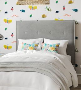 Hide and Seek Fabric by Harlequin Linen/Duck Egg/Stone