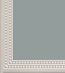 Harlequin Border Wallpaper by Ottoline Light Blue