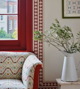 Improvisation number 1 Fabric by Ottoline Pink