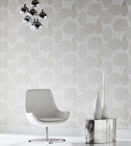 Silhouette Wallpaper by Harlequin Pearlesant Neutrals