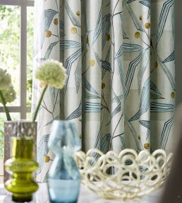 Entity Fabric by Harlequin Emerald/Ochre