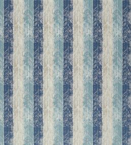 Walchia Fabric by Harlequin Indigo/Sky/Shell
