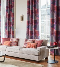 Adaxial Fabric by Harlequin Ink/Aubergeine/Gold