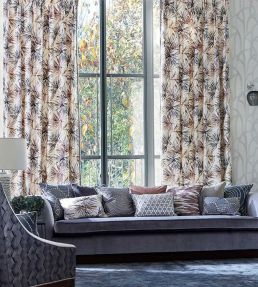 Aucuba Fabric by Harlequin Heather / Slate