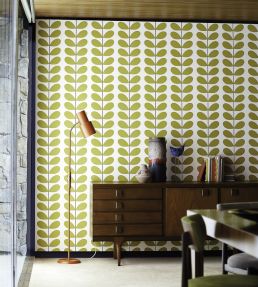 Classic Stem Wallpaper by Orla Kiely 390